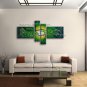 Hand-painted 4 Pieces Modern Abstract Painting Wall Art Oil On Canvas