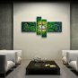 Hand-painted 4 Pieces Modern Abstract Painting Wall Art Oil On Canvas