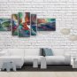 Hand Painted Large Modern Abstract Painting Wall Art Inner Framed