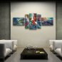 Hand Painted Large Modern Abstract Painting Wall Art Inner Framed