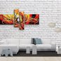 Hand Painted 4 Pieces Modern Abstract Painting Wall Art Gallery Wrapped