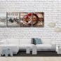Handmade Tetraptych Modern Abstract Painting Wall Art Contemporary Decor