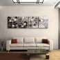 Hand-painted 4 Pieces Modern Abstract Painting Wall Art Decoration Ideas