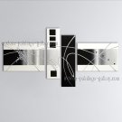 Handmade Tetraptych Modern Abstract Painting Wall Art Contemporary Decor