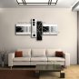 Handmade Tetraptych Modern Abstract Painting Wall Art Contemporary Decor