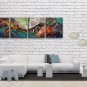 Hand-painted 4 Pieces Modern Abstract Painting Wall Art Contemporary Decor
