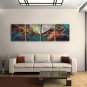 Hand-painted 4 Pieces Modern Abstract Painting Wall Art Contemporary Decor