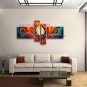 Hand-painted Tetraptych Modern Abstract Painting Wall Art Ready To Hang