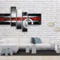 Hand Painted Pentaptych Modern Abstract Painting Wall Art Ready To Hang