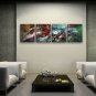 Hand-painted Tetraptych Modern Abstract Painting Wall Art Artwork Pictures