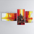 Hand Painted Elegant Modern Abstract Painting Wall Art Gallery Wrapped