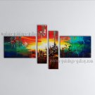 Handmade Artcrafts Large Modern Abstract Painting Wall Art Inner Stretched