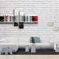 Hand-painted 4 Pieces Modern Abstract Painting Wall Art Inner Framed
