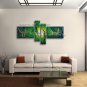 Hand Painted 4 Pieces Modern Abstract Painting Wall Art Interior Design