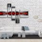 Hand Painted Pentaptych Modern Abstract Painting Wall Art Artwork Pictures