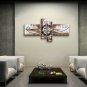 Hand Painted Tetraptych Modern Abstract Painting Wall Art Decoration Ideas