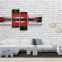 Handmade Tetraptych Modern Abstract Painting Wall Art On Canvas Artworks