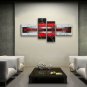 Handmade Tetraptych Modern Abstract Painting Wall Art On Canvas Artworks
