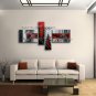 Hand-painted 4 Pieces Modern Abstract Painting Wall Art Contemporary Decor