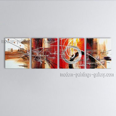 Hand Painted Large Modern Abstract Painting Wall Art Decoration Ideas
