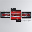Hand Painted Tetraptych Modern Abstract Painting Wall Art Artist Artworks