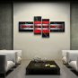 Hand Painted Tetraptych Modern Abstract Painting Wall Art Artist Artworks