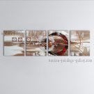 Hand-painted 4 Pieces Modern Abstract Painting Wall Art Artwork Images