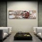 Hand-painted 4 Pieces Modern Abstract Painting Wall Art Artwork Images