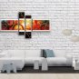Hand Painted Tetraptych Modern Abstract Painting Wall Art Ready To Hang
