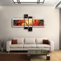 Hand Painted Tetraptych Modern Abstract Painting Wall Art Ready To Hang