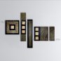 Hand-painted Pentaptych Modern Abstract Painting Wall Art Inner Stretched