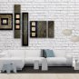 Hand-painted Pentaptych Modern Abstract Painting Wall Art Inner Stretched