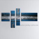 Hand Painted 4 Pieces Modern Abstract Painting Wall Art Decoration Ideas