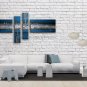 Hand Painted 4 Pieces Modern Abstract Painting Wall Art Decoration Ideas