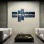 Hand Painted 4 Pieces Modern Abstract Painting Wall Art Decoration Ideas