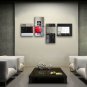 Handmade Tetraptych Modern Abstract Painting Wall Art On Canvas Artworks