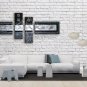 Hand-painted Tetraptych Modern Abstract Painting Wall Art Inner Stretched