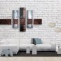Handmade Artcrafts 5 Pieces Modern Abstract Painting Wall Art Inner Framed
