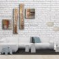 Handmade Tetraptych Modern Abstract Painting Wall Art Contemporary Decor