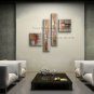 Handmade Tetraptych Modern Abstract Painting Wall Art Contemporary Decor
