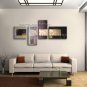Hand Painted 4 Pieces Modern Abstract Painting Wall Art Artist Artworks