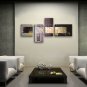 Hand Painted 4 Pieces Modern Abstract Painting Wall Art Artist Artworks