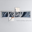 Hand Painted Tetraptych Modern Abstract Painting Wall Art Decoration Ideas