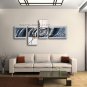 Hand Painted Tetraptych Modern Abstract Painting Wall Art Decoration Ideas