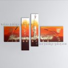 Hand-painted Tetraptych Modern Abstract Painting Wall Art Artist Artworks