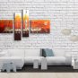 Hand-painted Tetraptych Modern Abstract Painting Wall Art Artist Artworks