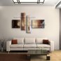 Hand Painted Tetraptych Modern Abstract Painting Wall Art Artwork Images