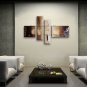 Hand Painted Tetraptych Modern Abstract Painting Wall Art Artwork Images