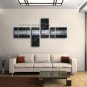 Handmade Tetraptych Modern Abstract Painting Wall Art Contemporary Decor