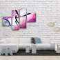 Tetraptych Modern Abstract Painting Wall Art Figure Decoration Ideas